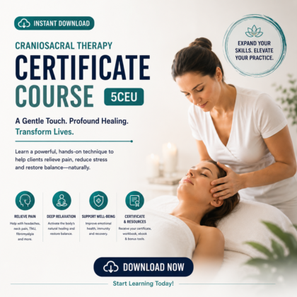 Craniosacral Therapy Certificate Course 5CEU