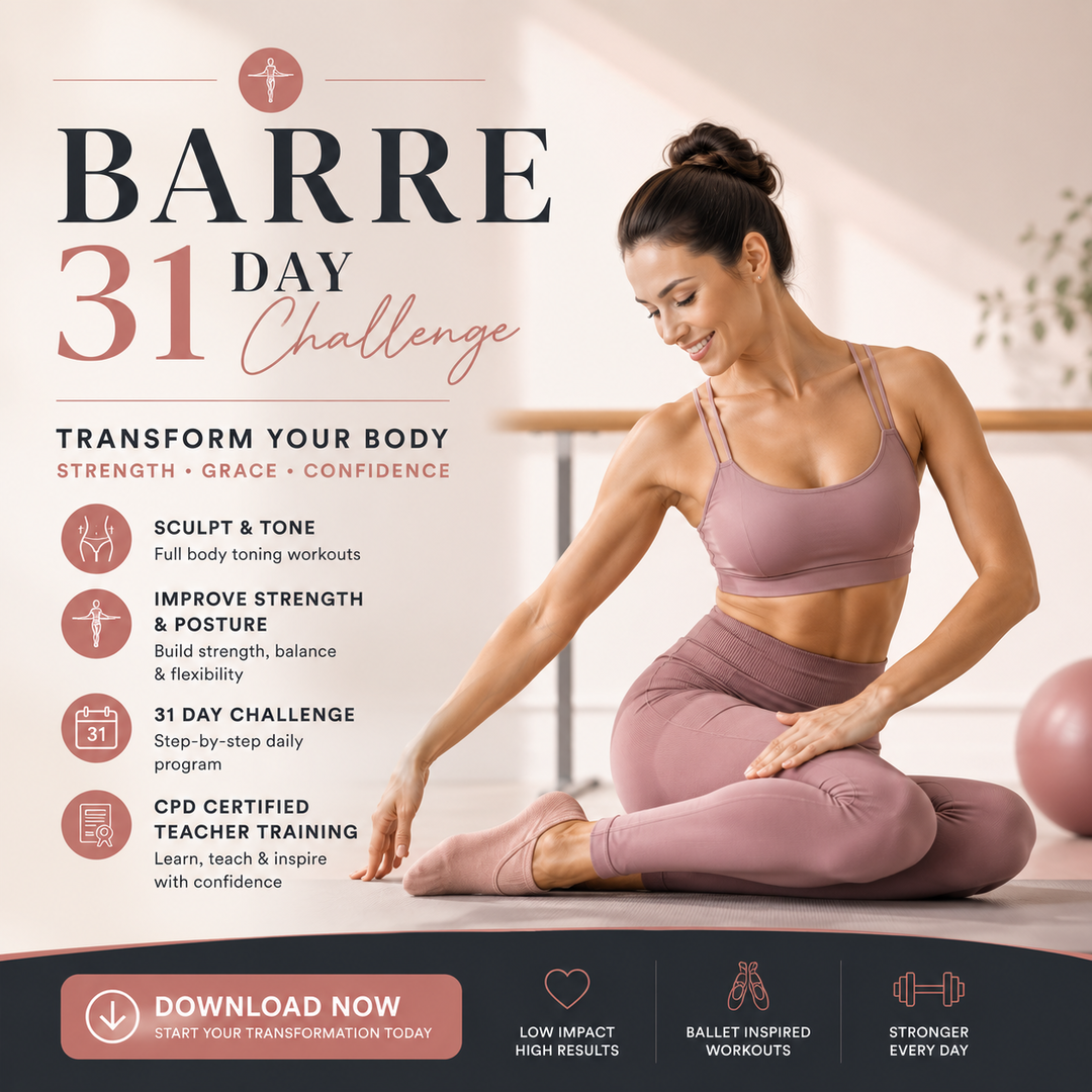 Barre 31 Day Challenge & Teacher Training CPD Certified