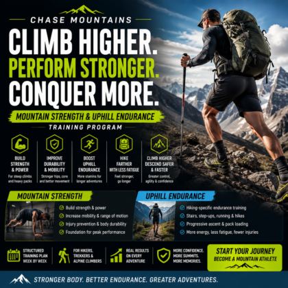 Chase Mountains – Mountain Strength & Uphill Endurance Training Program