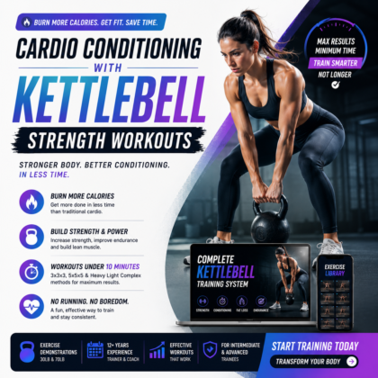Cardio Conditioning with Kettlebell Strength Workouts
