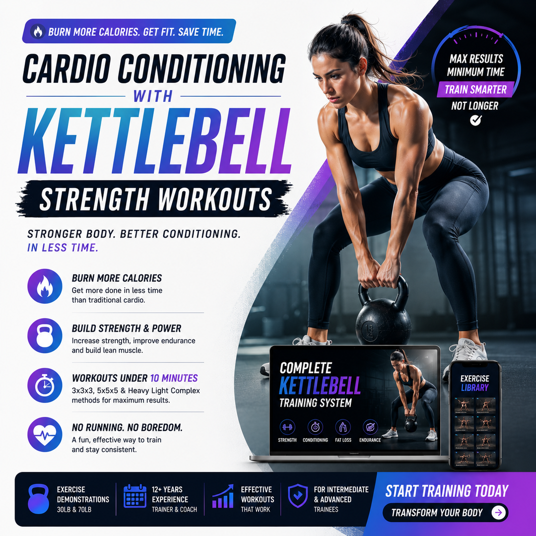 Cardio Conditioning with Kettlebell Strength Workouts